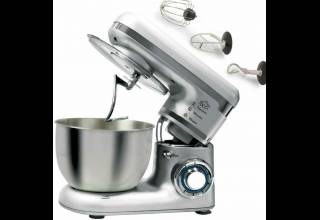 IMPASTATRICE PLANETARIA DCG KM1401 SBATTITORE SILVER 1000W 4,5 LITRI IMPASTATORE