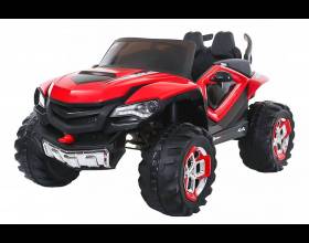 Auto macchina elettrica bambini 12V Sand Shark rosso telecomando BK-B3