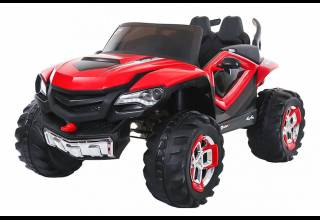 Auto macchina elettrica bambini 12V Sand Shark rosso telecomando BK-B37973-RD
