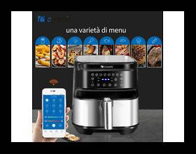 Proscenic Alexa Forno Friggitrice Ad Aria Calda 5,5L LED 1700W Senza O