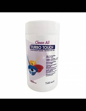 Sibel Clean All Turbo Touch Salviette Rimozione Tintura Per Capelli 100 Pezzi