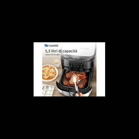 Proscenic Alexa Forno Friggitrice Ad Aria Calda 5,5L LED 1700W Senza Olio Timer