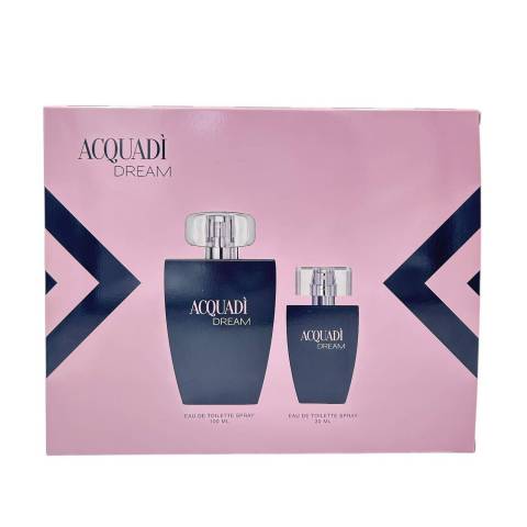 Acquadi Confezione Regalo Donna Dream Profumo Eau De Toilette Spray 100 ml e Profumo Eau De Toilette 30 ml