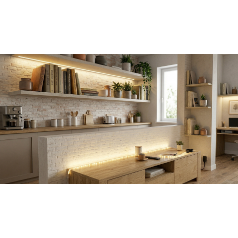 Strip Led Ideal Lux 10 W Metro Per Interni misura da 5 metri