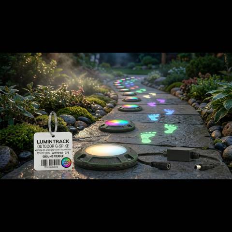 pacchetto da 3 pezzi di Lumintrack Outdoor G-Spike: Illumina il tuo cammino, conta i tuoi passi. Atmosfera Pura