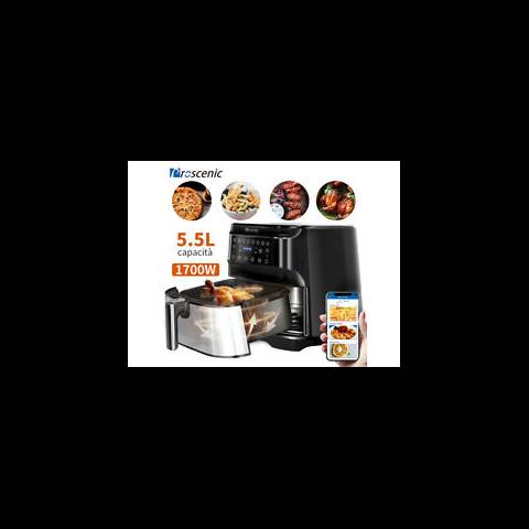 Proscenic Alexa Forno Friggitrice Ad Aria Calda 5,5L LED 1700W Senza Olio Timer