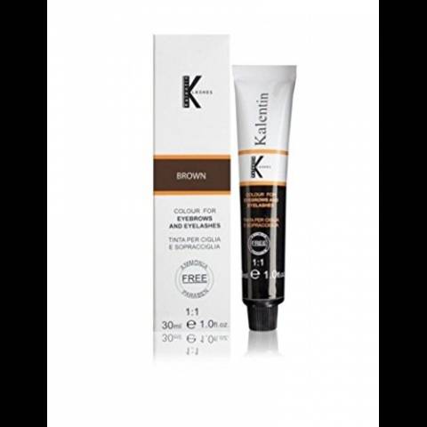 Kit lashes tinta sopracciglia e ciglia professionale senza ammoniaca e senza parabeni catano brown tubo 30ml + emulsione ossidante attivatore 30ml