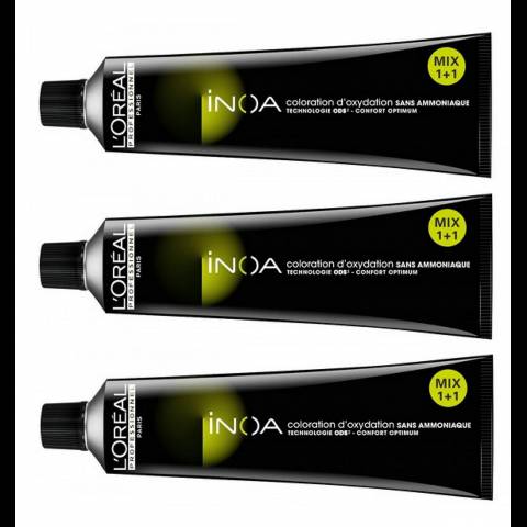 L’Oreal - Tinta senza ammoniaca Inoa n. 8 biondo chiaro 3 x 60