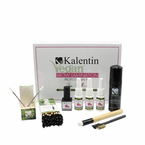 KALENTIN - KIT PRO Laminazione Sopracciglia Professionale VEGANO completo di mousse - 25-30 Applicazioni - KLC LASH LIFT PROFESSIONAL