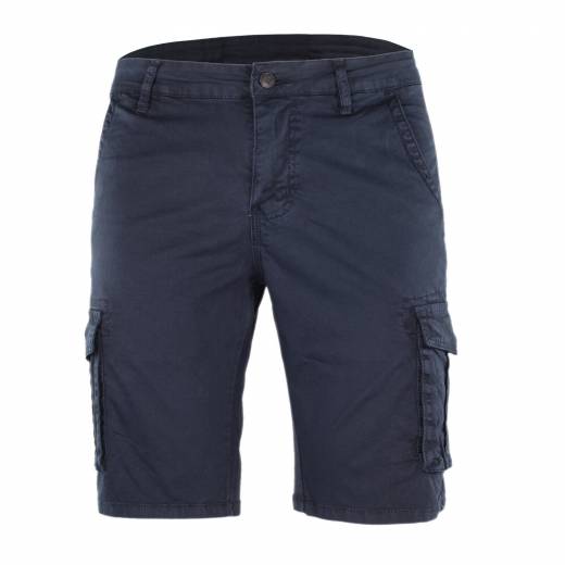 Bermuda Uomo Cotone Shorts Cargo Tasconi Laterali Pantalone Corto Casual Veque