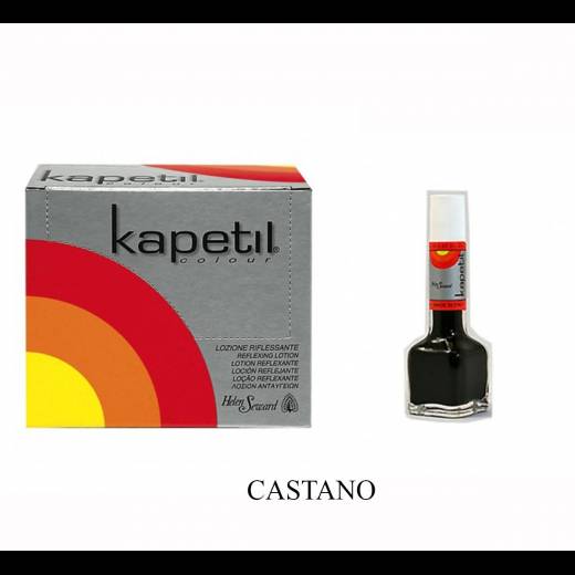 HELEN SEWARD KAPETIL LOZIONE COLORANTE RIFLESSANTE PER CAPELLI CASTANO | 12 FIALE DA 17ML