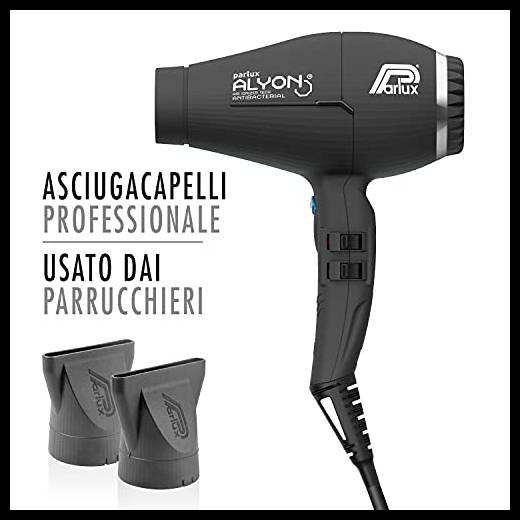 Parlux Alyon - Asciugacapelli, Nero