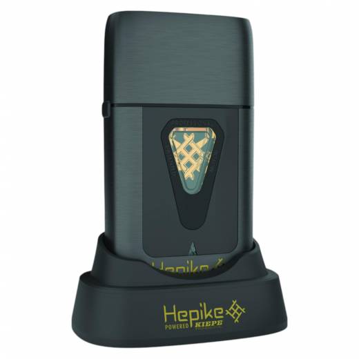 Kiepe Hepike Shaver Series - Rasoio professionale con pellicola in titanio dorato, disinfezione UV, batteria da 2000 mAh, motore ad alto torque e robusta struttura in metallo, caricatore USB-C (oro)
