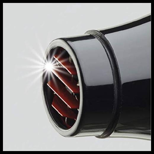 GAMMAPIU’ Asciugacapelli Professionale 500 Compact Light, Phon per Capelli Leggero e Compatto, E.T.C. Technology Asciugatura Profonda, Griglia Rivestita in Tormalina, W1800-2000 (nero)