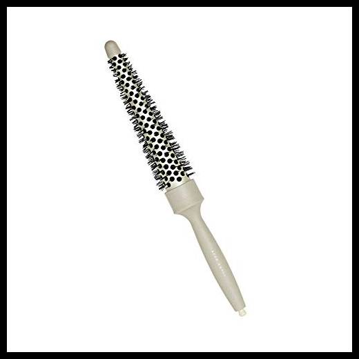 Acca Kappa Spazzola per Capelli Wavy Ø 30/14 mm con Ghiera Conica in Ceramica Tourmaline, Filamenti in Nylon, Styling Onde Sfumate, Asciugatura a Basse Temperature