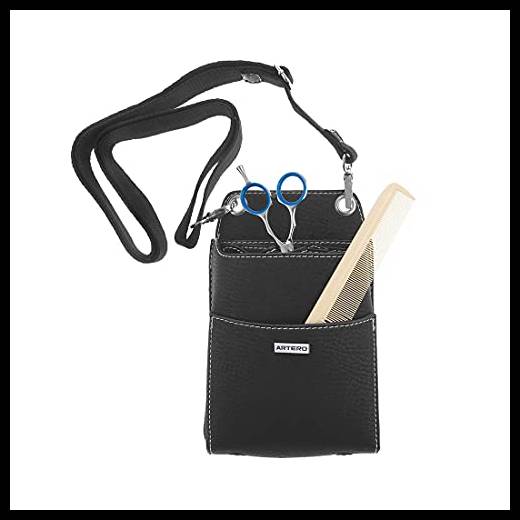 ARTERO Chic custodia porta forbici nero opaco con tracolla