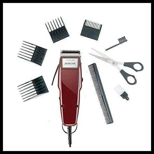 Moser 1400-0278 Tagliacapelli Professionale a Rete con Accessori, 0.6 kilograms, 1 unità
