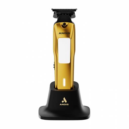 Andis 562119 Phenom Professional Cord/Cordless Lithium-ion elettrico per barba e capelli con supporto di ricarica, oro