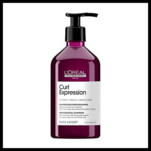 L'Oréal Professionnel Paris | Shampoo Crema, Deterge e Idrata Intensamente, Per Capelli Ricci e Voluminosi, Serie Expert Curl Expression, 500 ml