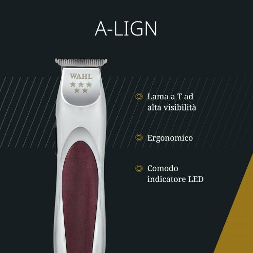 Wahl A-LIGN Tagliacapelli, per Viso, Barba e Attaccatura dei Capelli