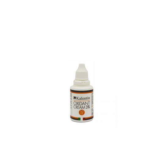 KIT TINTURA SOPRACCIGLIA CON OSSIGENO 3% KALENTIN IN VARI COLORI 30 ml (NERO INTENSO)
