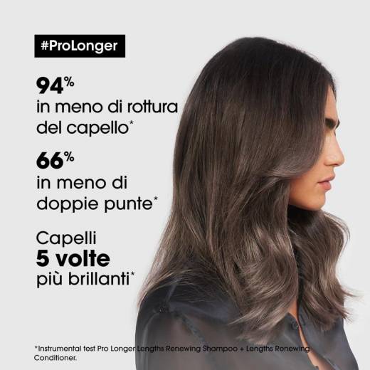 L'Oréal Professionnel Paris | Shampoo professionale per capelli lunghi e assottigliati Pro Longer Serie Expert, Formula rinnovatrice