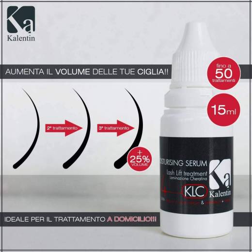 MOISTURISING SERUM PER LAMINAZIONE SIERO VOLUMIZZANTE PER CIGLIA KALENTIN 15 ml