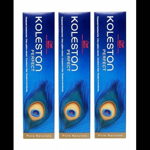Wella Koleston Perfect 5/0 marrone chiaro Set 3 X 60ml
