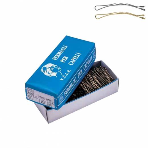 Ferretti per Capelli Chiusi Ondulati per Parrucchiere 500 gr. (LOCA.001:O/B) (CHIUSE ONDULATE BIONDE)