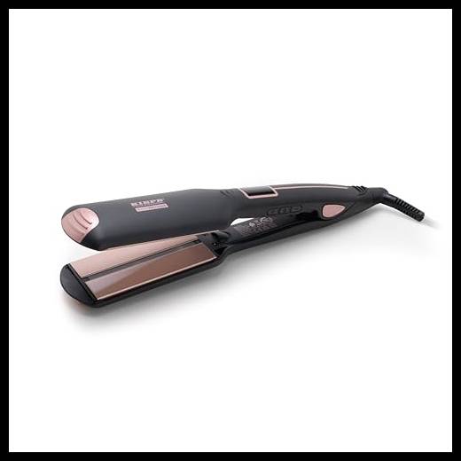 Kiepe 8293 Home Precision Infraredsilk Styler - Piastra per capelli in ceramica a infrarossi con piastre in ceramica per una lisciatura delicata, risultati lucidi e una guida controllata della
