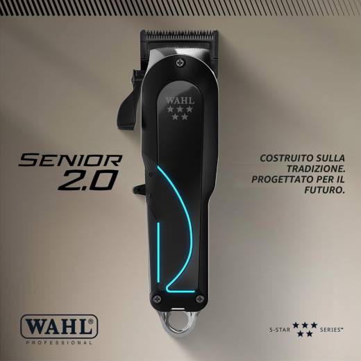 Wahl Senior 2.0, Tosatrice da Barbiere Cordless per Sfumature