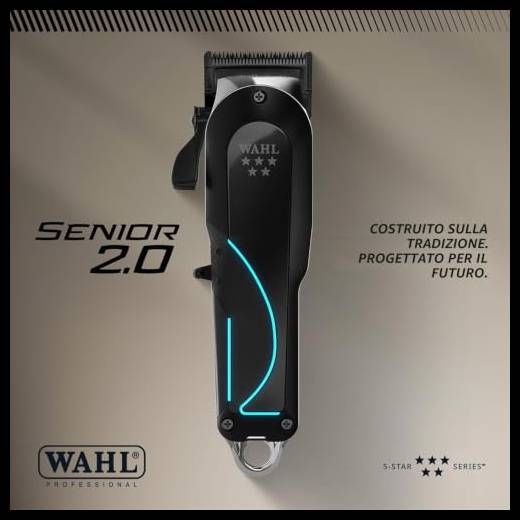 Wahl Senior 2.0, Tosatrice da Barbiere Cordless per Sfumature