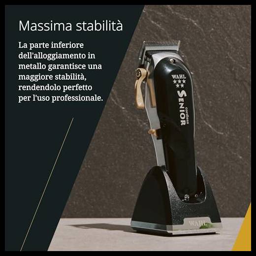 Wahl Cordless Senior - Tagliacapelli professionale con o senza cavo - Tagliacapelli potente e veloce per sfumature di precisione e tagli ravvicinati