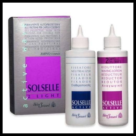 Helen Seward Solselle 2 Light Kit Permanente Autoprotettiva Alle Proteine Del Grano Per Capelli Colorati