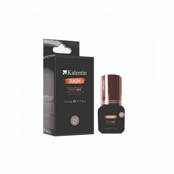Colla Extension Ciglia Nera 1/2 Secondi 5 ml Flash Kalentin