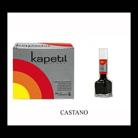 HELEN SEWARD KAPETIL LOZIONE COLORANTE RIFLESSANTE PER CAPELLI CASTANO | 12 FIALE DA 17ML