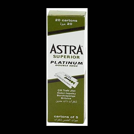 Astra Superior Platinum Double Edge Pacco da 100 Confezioni (10.000 Lamette)
