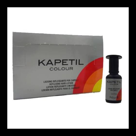 Kapetil Lozione Colorante Riflessante Per Capelli Grigio Intenso 24 Fiale Da 15ml