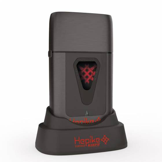 Kiepe Hepike Shaver Series - Rasoio professionale in pellicola di titanio dorato, disinfezione UV, batteria da 2000 mAh, motore torque ad alta velocità e struttura in metallo resistente, caricatore