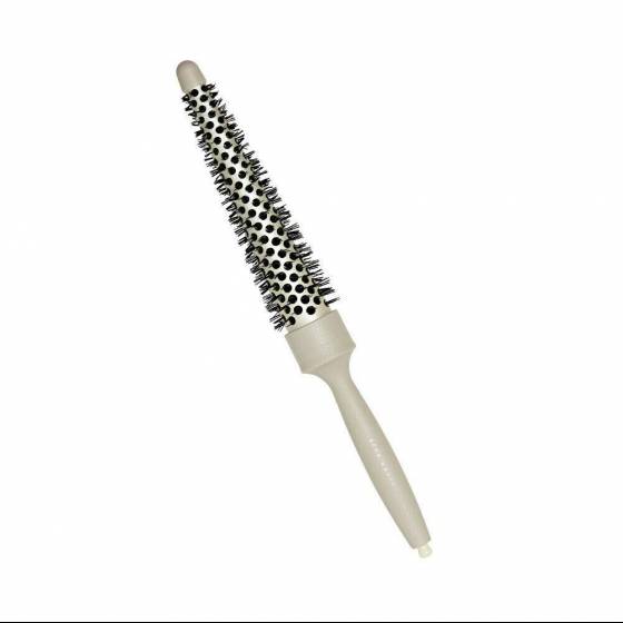 Acca Kappa Spazzola per Capelli Wavy Ø 30/14 mm con Ghiera Conica in Ceramica Tourmaline, Filamenti in Nylon, Styling Onde Sfumate, Asciugatura a Basse Temperature