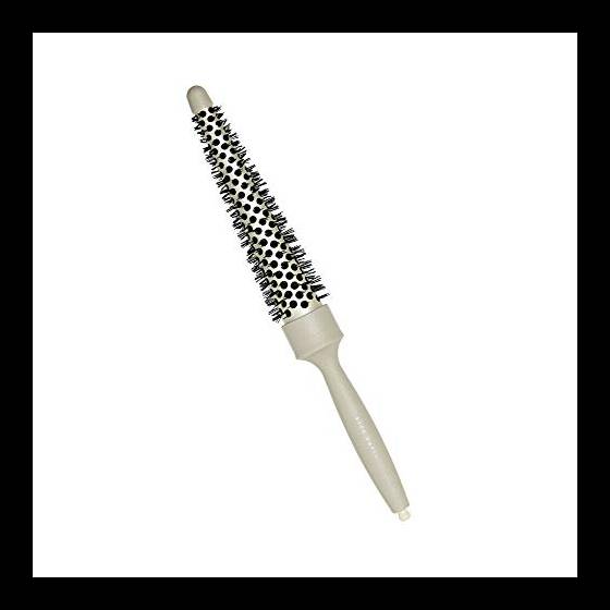 Acca Kappa Spazzola per Capelli Wavy Ø 30/14 mm con Ghiera Conica in Ceramica Tourmaline, Filamenti in Nylon, Styling Onde Sfumate, Asciugatura a Basse Temperature