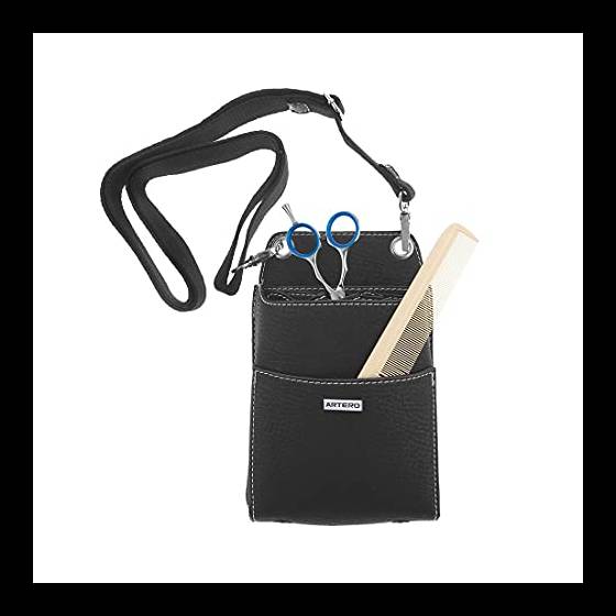 ARTERO Chic custodia porta forbici nero opaco con tracolla