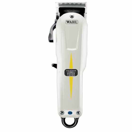 Wahl Cordless Super Taper - Tagliacapelli professionale senza cavo - Per tagliare grandi quantità di capelli e sfumatura - nero/bianco