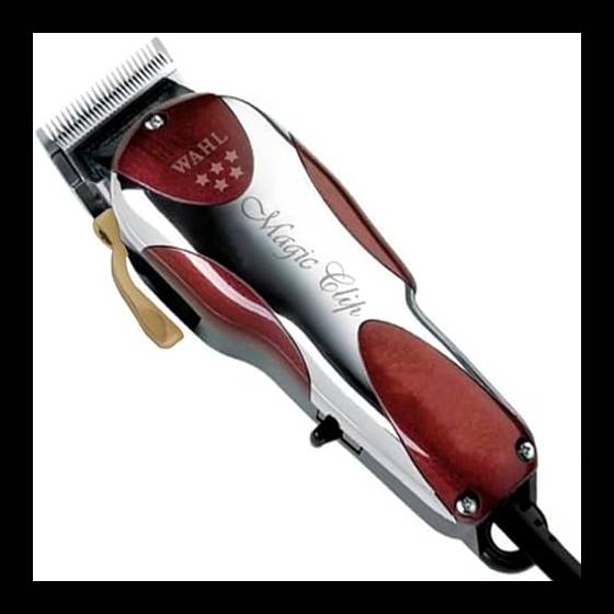 Wahl Magic Clip 5 Stars Series, Type STX - Rasoio elettrico profesionale per capelli, red