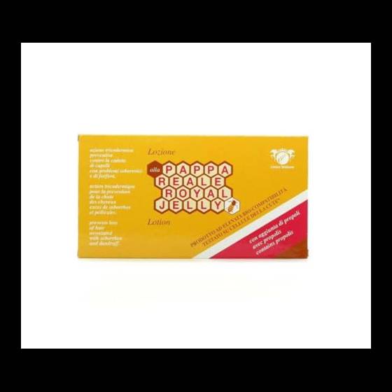 Lozione anticaduta Pappa Reale Fiale 12 x 10ml LINEA ITALIANA