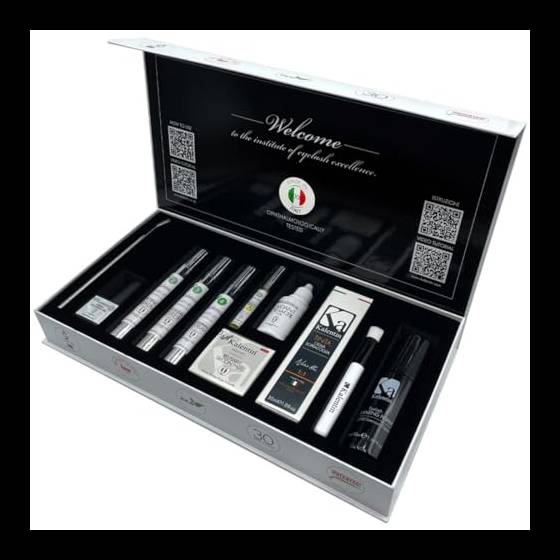 Kalentin Laminazione Ciglia e Sopracciglia 30 Applicazioni Kit Professional (LASH0056)