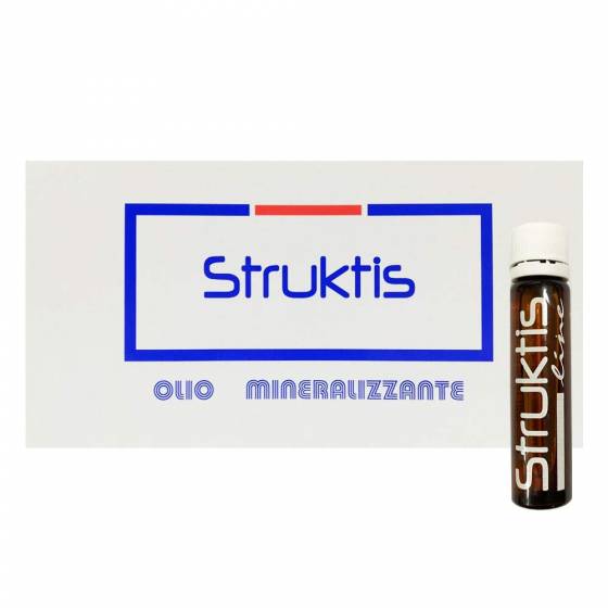 Struktis Line Olio Mineralizzante Ristrutturante Per Capelli Danneggiati 10 Fiale Da 12 Ml
