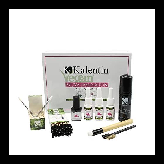 KALENTIN - KIT PRO Laminazione Sopracciglia Professionale VEGANO completo di mousse - 25-30 Applicazioni - KLC LASH LIFT PROFESSIONAL