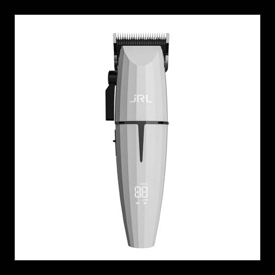 JRL GHOST - Tagliacapelli professionale senza fili, con tecnologia Cool Blade per la toelettatura degli uomini, ricaricabile, silenzioso, fino a 7500 giri/min, 5 ore di funzionamento, dotato di lama