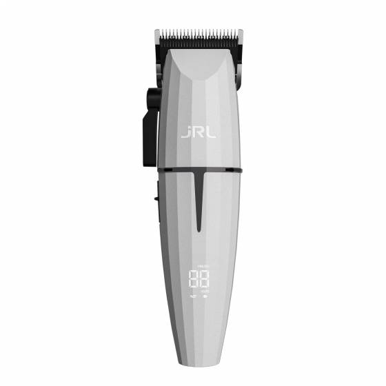 JRL GHOST - Tagliacapelli professionale senza fili, con tecnologia Cool Blade per la toelettatura degli uomini, ricaricabile, silenzioso, fino a 7500 giri/min, 5 ore di funzionamento, dotato di lama